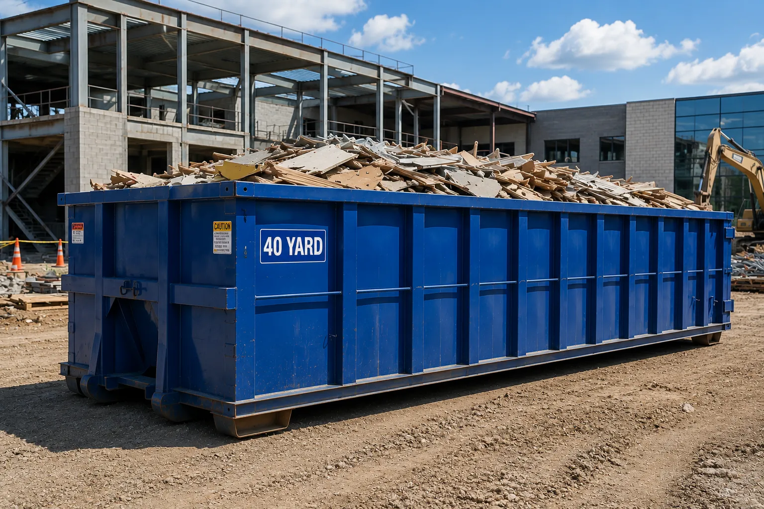 40 yard dumpster rental from our Davenport fleet